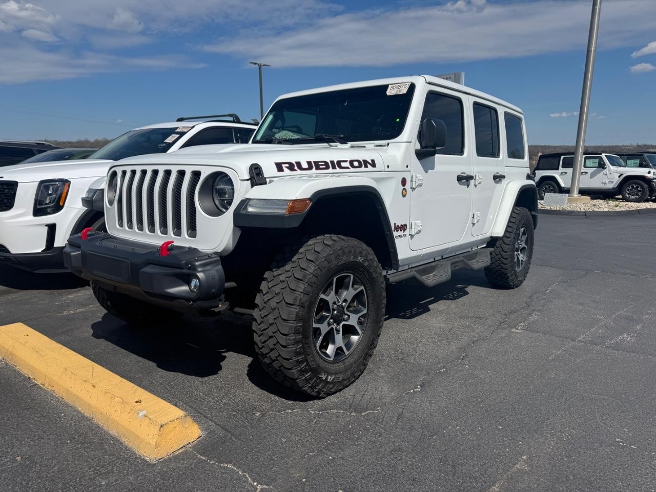 2020 Bright White Clearcoat Jeep Wrangler Unlimited Unlimited Rubicon 4X4 SUV