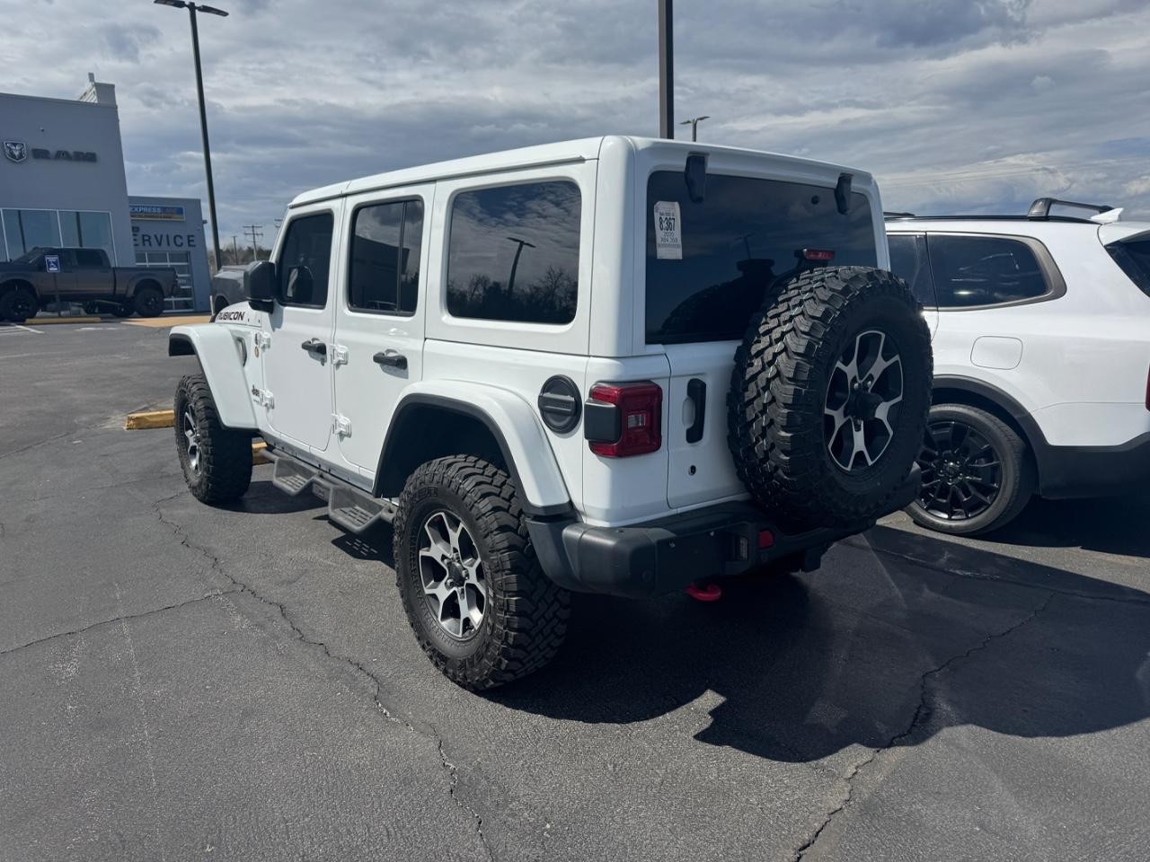 2020 Bright White Clearcoat Jeep Wrangler Unlimited Unlimited Rubicon 4X4 SUV