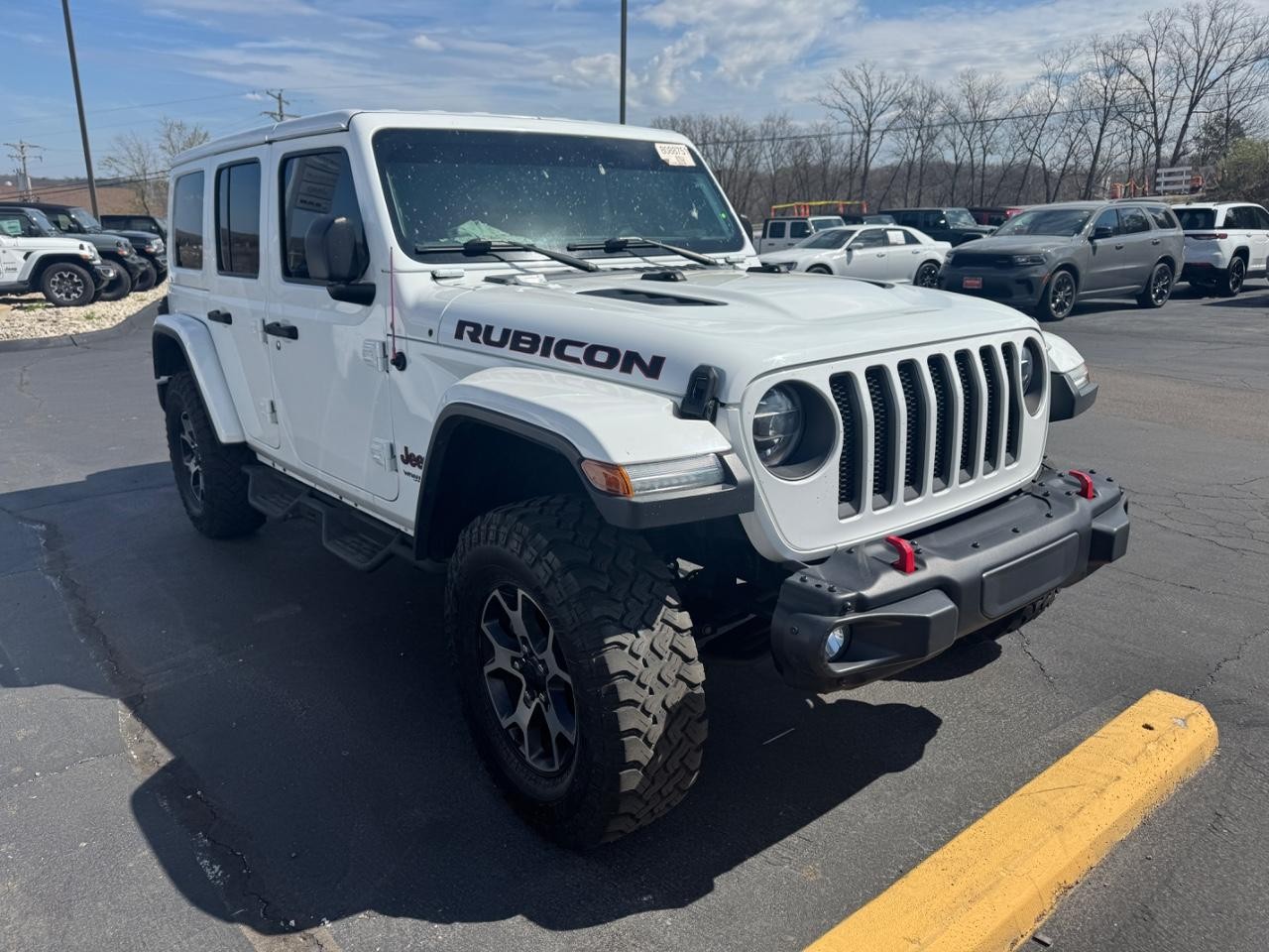 2020 Bright White Clearcoat Jeep Wrangler Unlimited Unlimited Rubicon 4X4 SUV