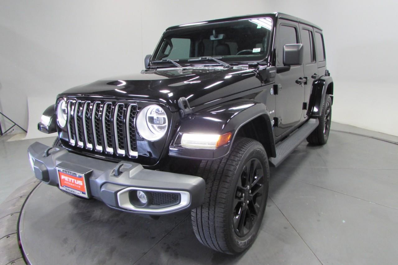 2021 Black Clearcoat Jeep Wrangler 4xe Unlimited Sahara 4xe 4X4 SUV