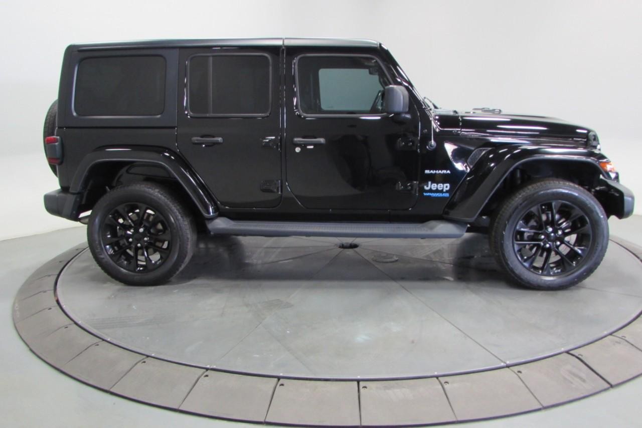 2021 Black Clearcoat Jeep Wrangler 4xe Unlimited Sahara 4xe 4X4 SUV