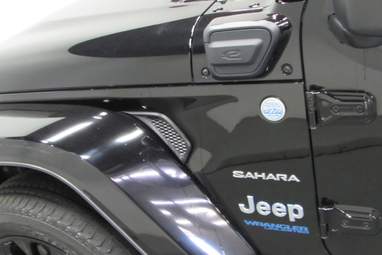 2021 Black Clearcoat Jeep Wrangler 4xe Unlimited Sahara 4xe 4X4 SUV