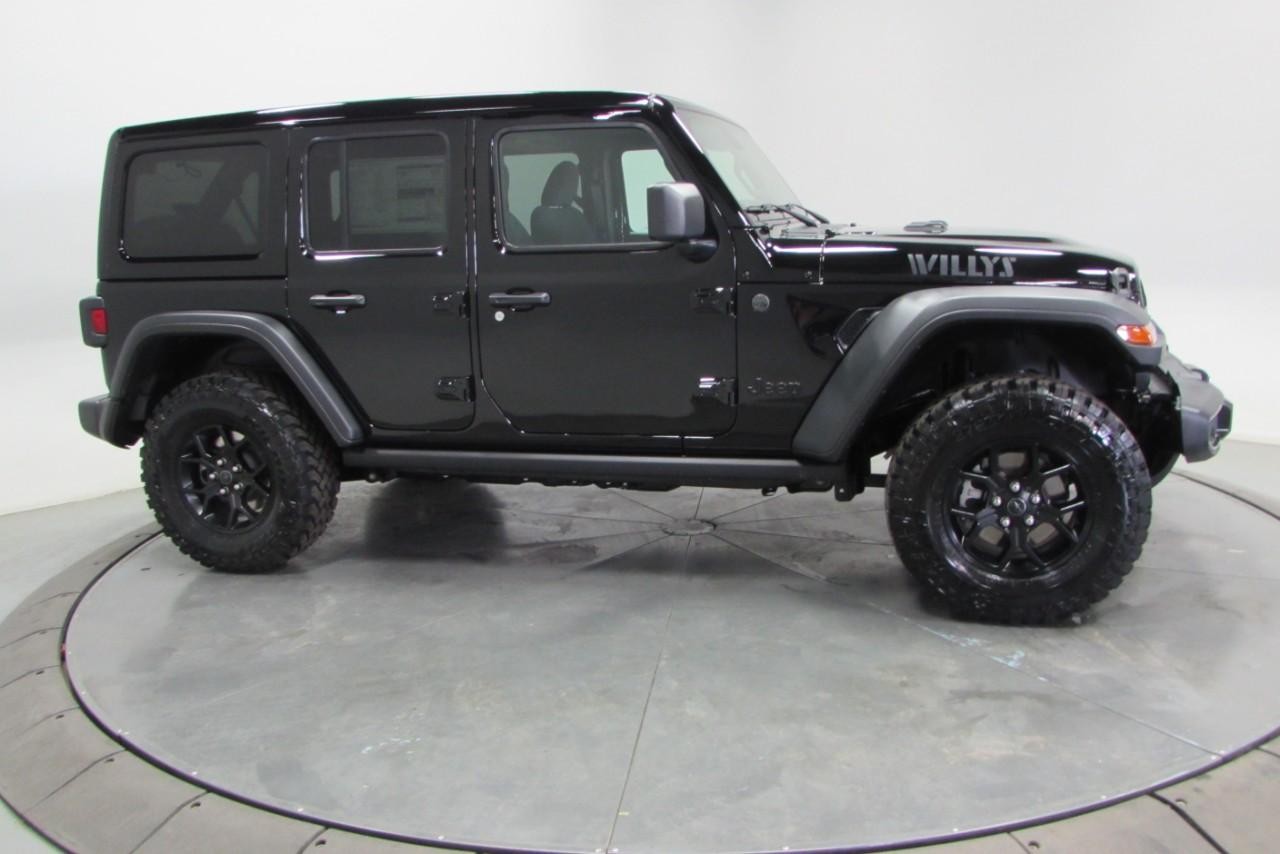 2025 Black Clearcoat Jeep Wrangler Willys 4X4 SUV