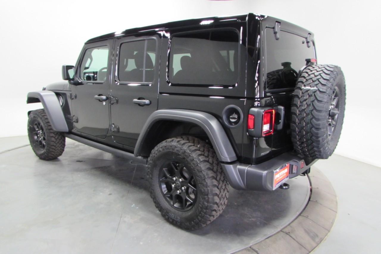 2025 Black Clearcoat Jeep Wrangler Willys 4X4 SUV
