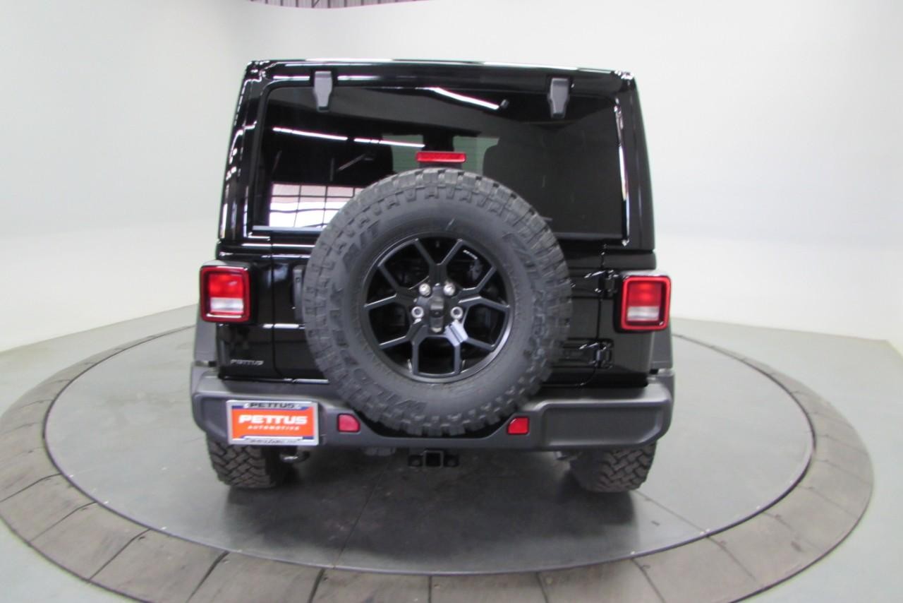 2025 Black Clearcoat Jeep Wrangler Willys 4X4 SUV