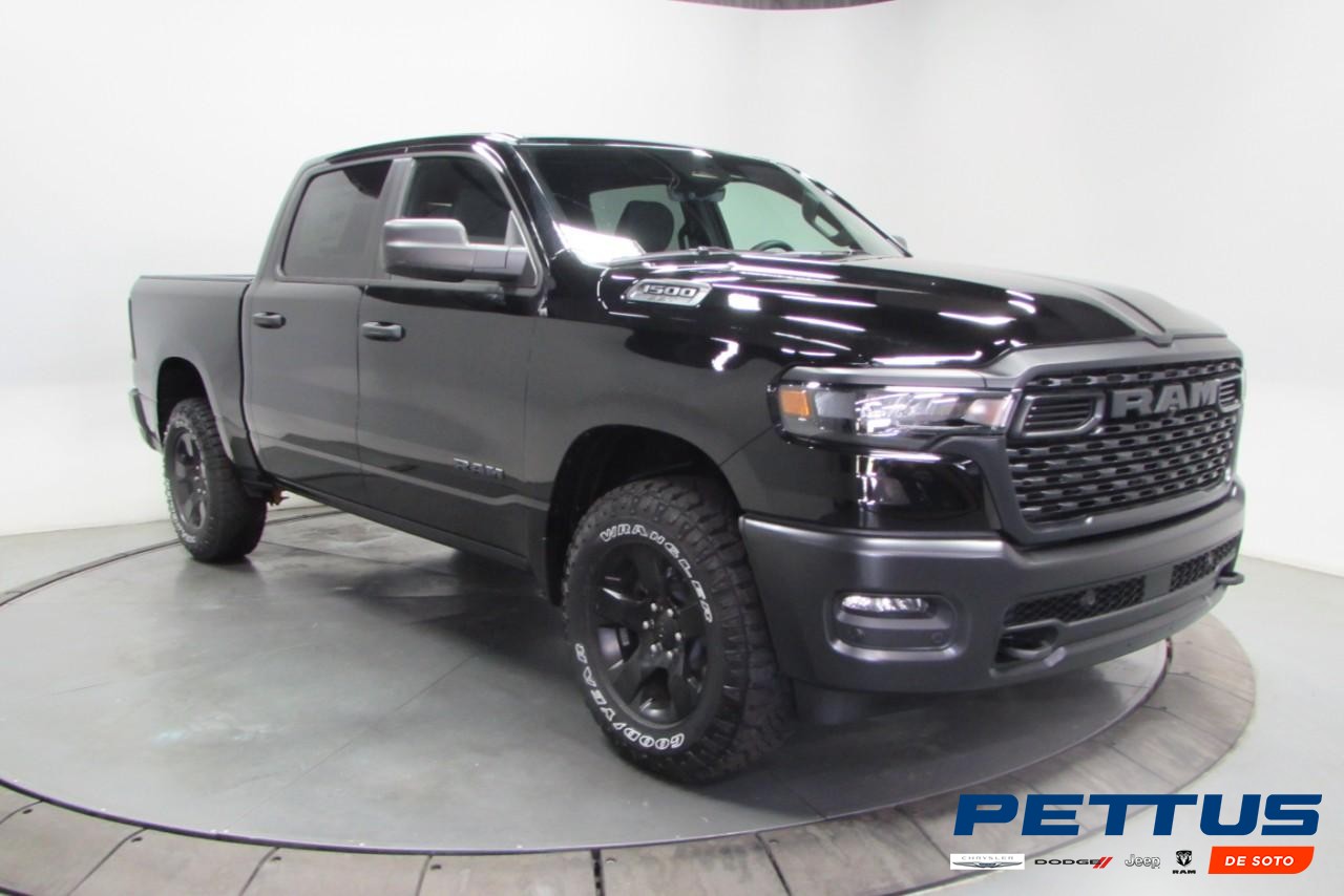 2025 Diamond Black Crystal Pearlcoat Ram 1500 Tradesman Truck