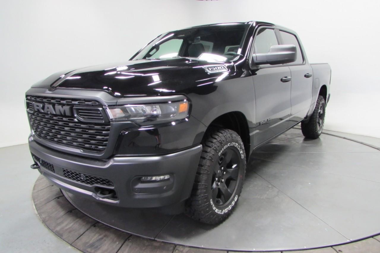 2025 Diamond Black Crystal Pearlcoat Ram 1500 Tradesman 4X4 Truck