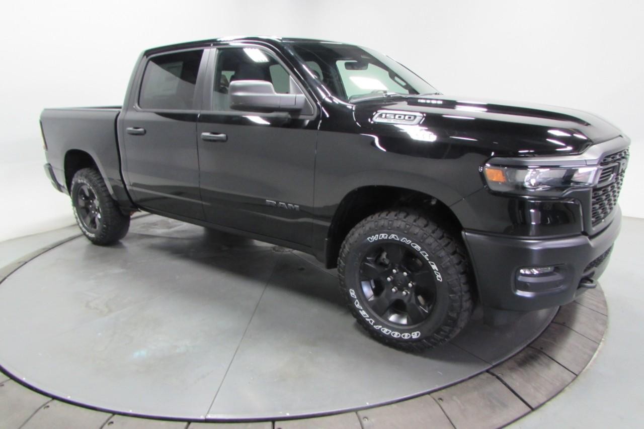 2025 Diamond Black Crystal Pearlcoat Ram 1500 Tradesman 4X4 Truck