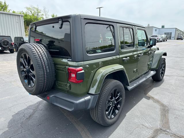 2022 Sarge Green Clearcoat Jeep Wrangler 4xe Unlimited Sahara 4xe 4X4 SUV