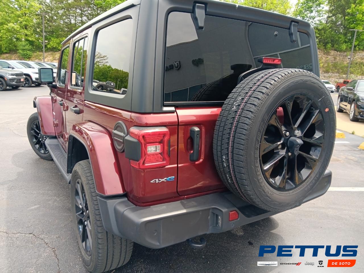 2021 Firecracker Red Clearcoat Jeep Wrangler 4xe Unlimited Sahara 4xe SUV