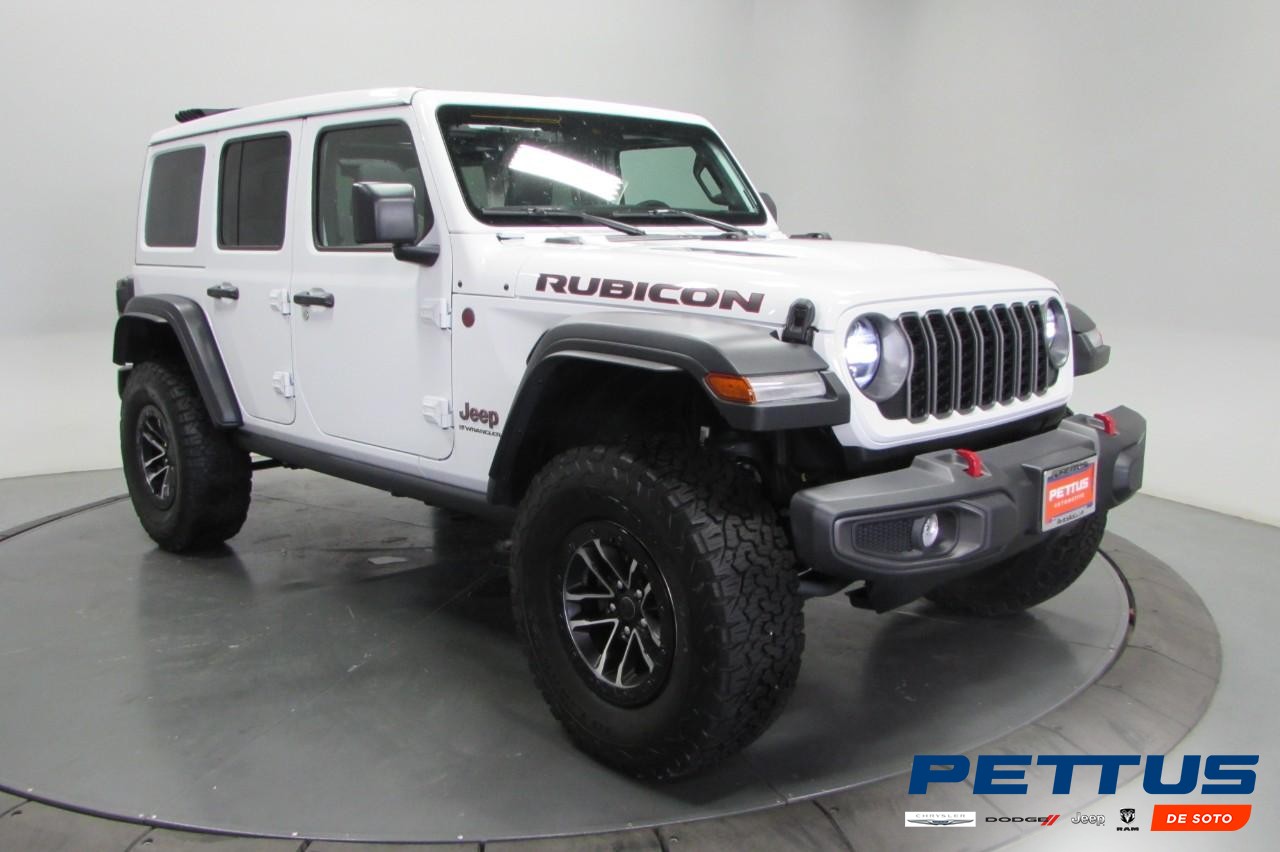 2025 Bright White Jeep Wrangler Rubicon SUV
