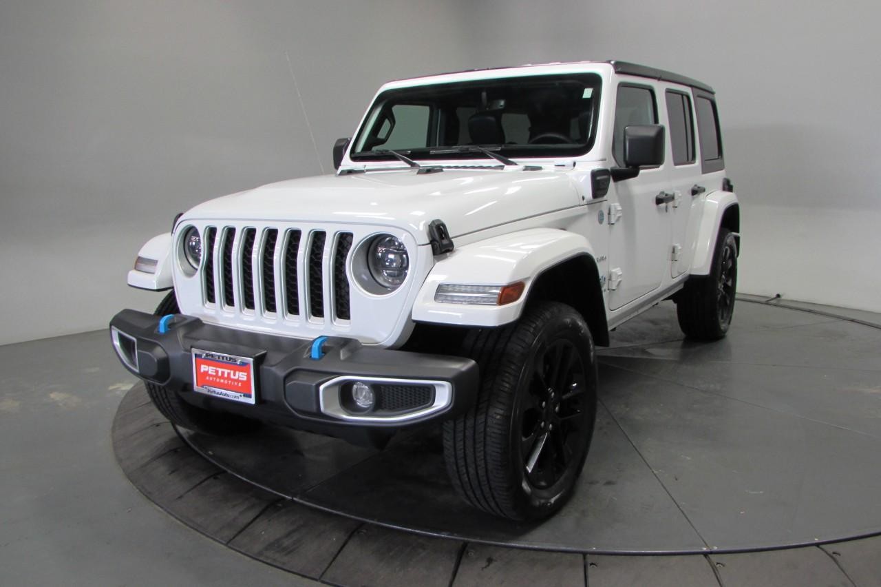 2023 Bright White Clearcoat Jeep Wrangler 4xe Sahara 4xe 4X4 SUV