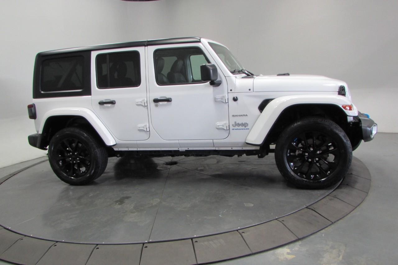 2023 Bright White Clearcoat Jeep Wrangler 4xe Sahara 4xe 4X4 SUV