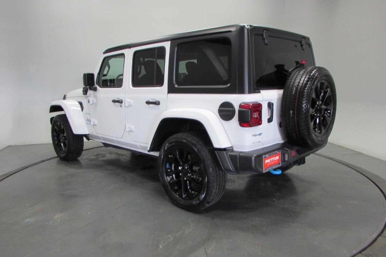 2023 Bright White Clearcoat Jeep Wrangler 4xe Sahara 4xe 4X4 SUV