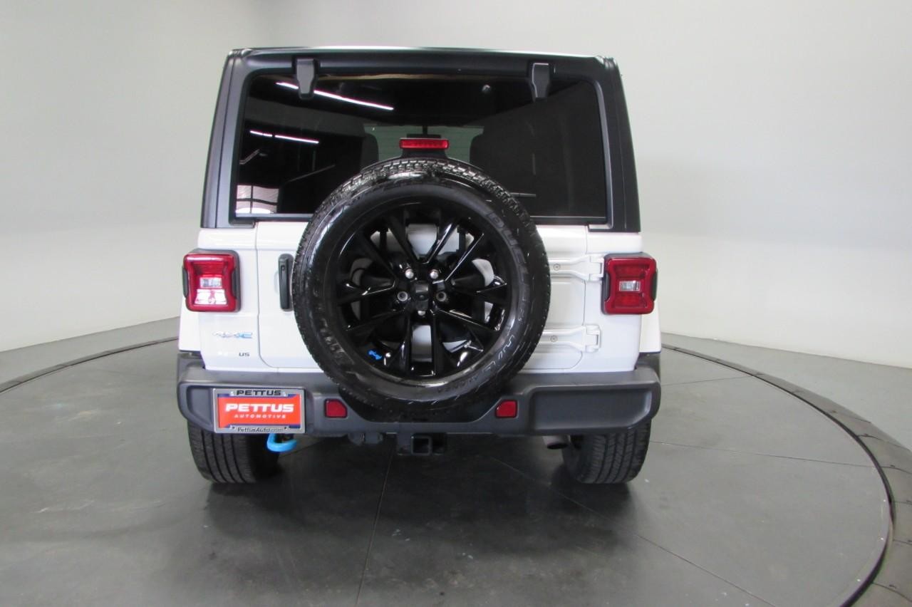 2023 Bright White Clearcoat Jeep Wrangler 4xe Sahara 4xe 4X4 SUV