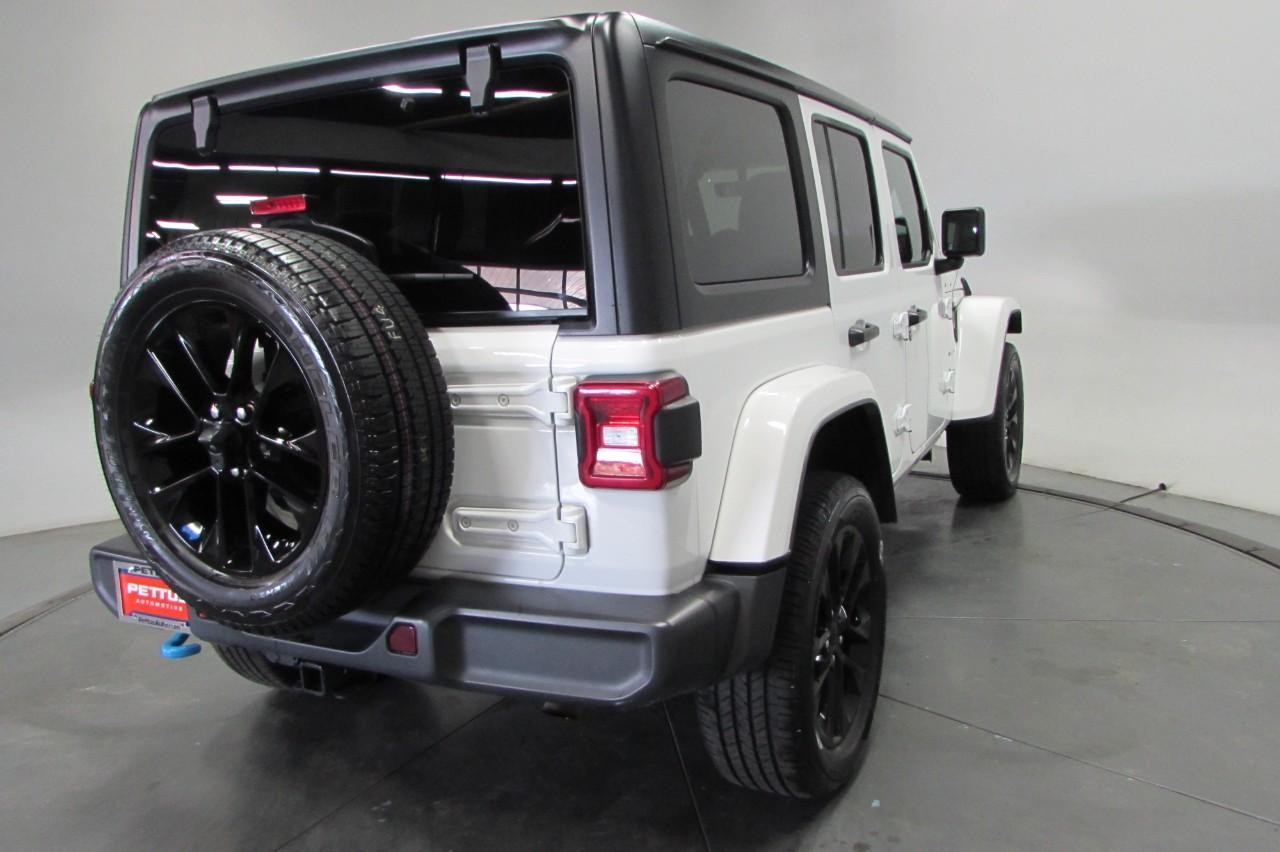2023 Bright White Clearcoat Jeep Wrangler 4xe Sahara 4xe 4X4 SUV