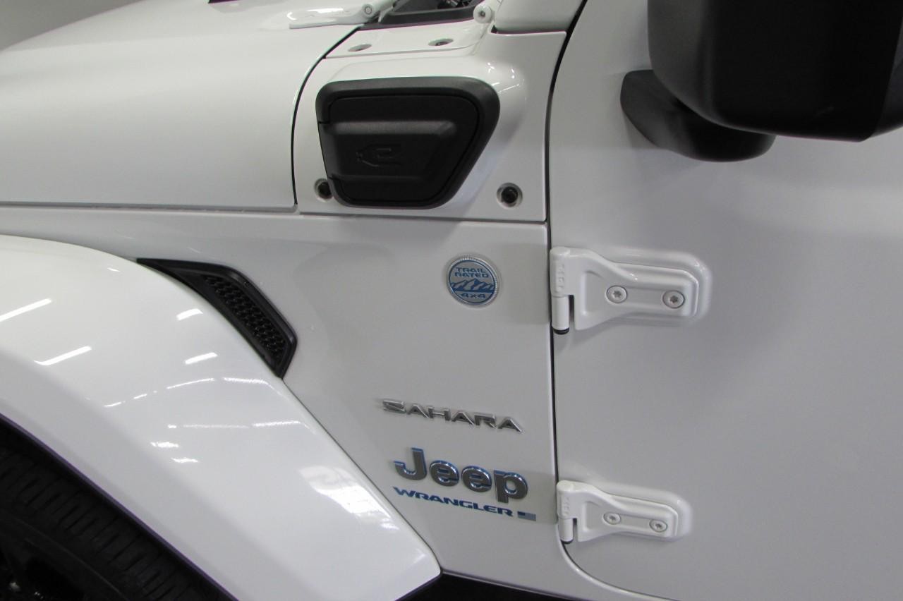 2023 Bright White Clearcoat Jeep Wrangler 4xe Sahara 4xe 4X4 SUV