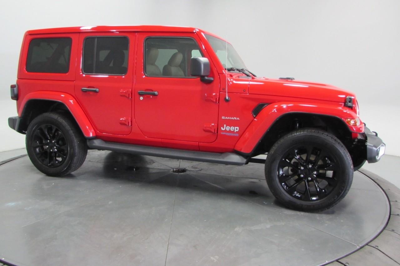 2021 Firecracker Red Clearcoat Jeep Wrangler Unlimited Sahara 4xe 4X4 SUV