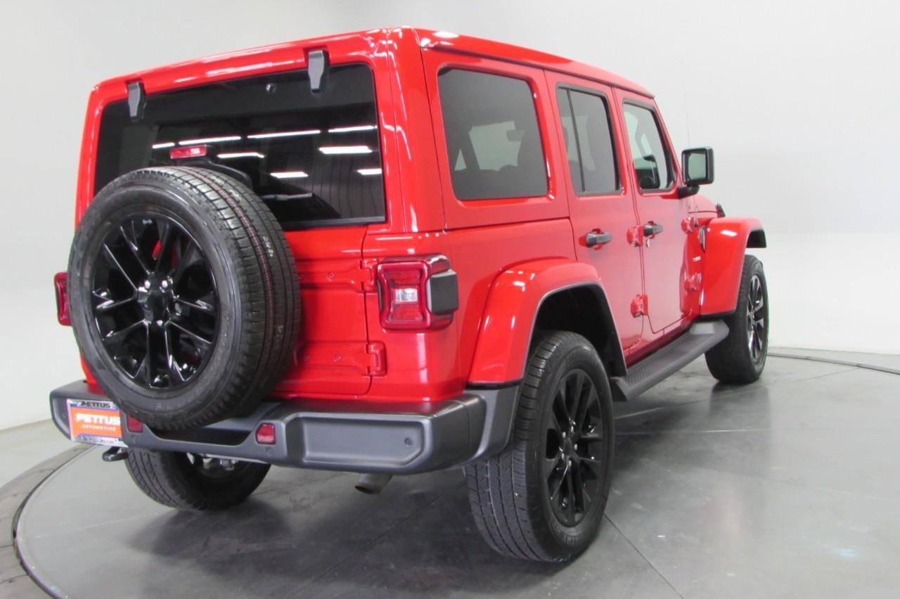 2021 Firecracker Red Clearcoat Jeep Wrangler Unlimited Sahara 4xe 4X4 SUV