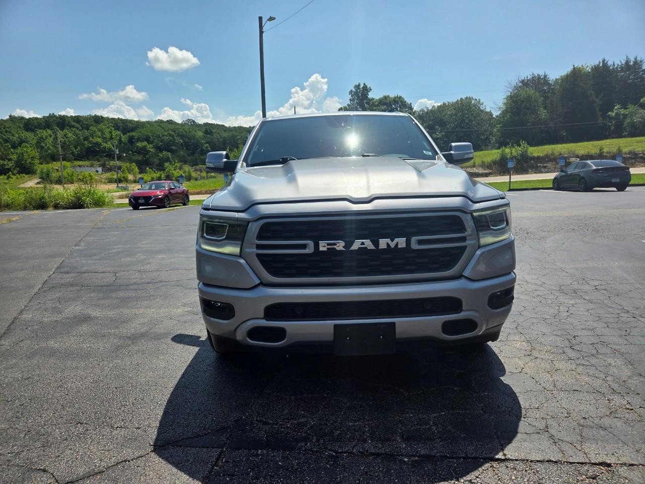 2022 Billet Silver Metallic Clearcoat Ram 1500 Big Horn/Lone Star 4X4 Truck