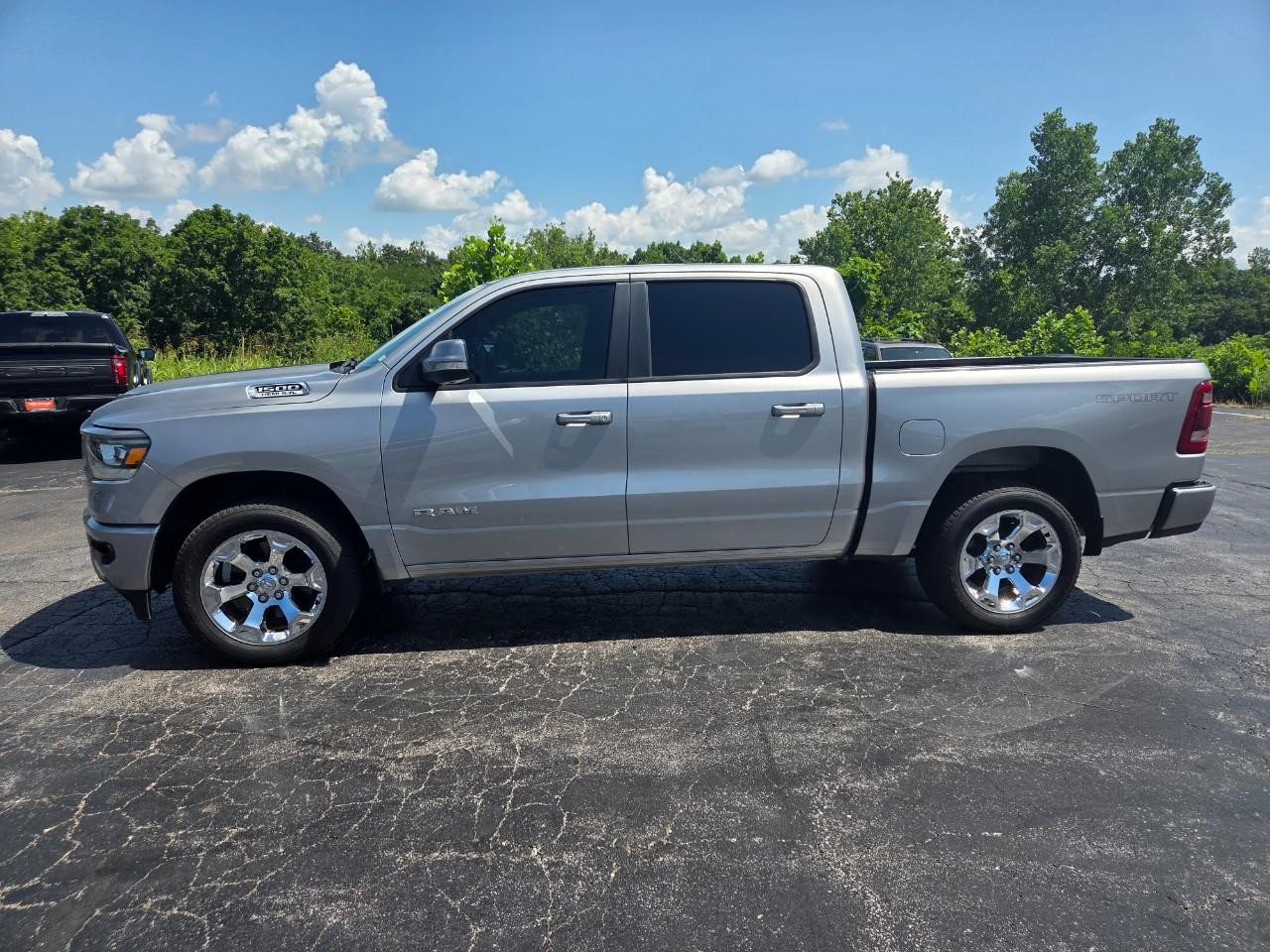 2022 Billet Silver Metallic Clearcoat Ram 1500 Big Horn/Lone Star 4X4 Truck