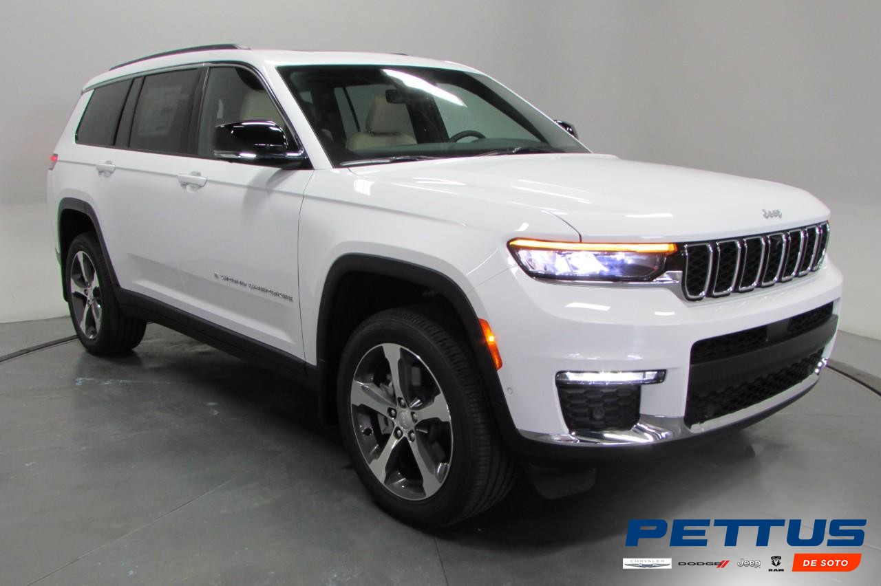 2025 Bright White Clearcoat Jeep Grand Cherokee L Limited 4X4 SUV