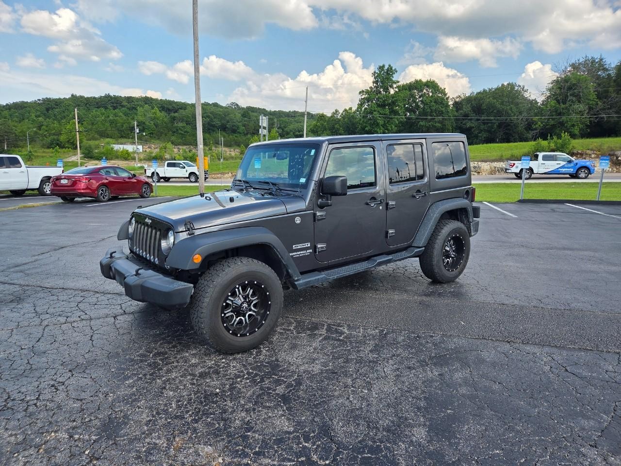 2017 Granite Crystal Metallic Clearcoat Jeep Wrangler Unlimited Unlimited Sport 4X4 SUV