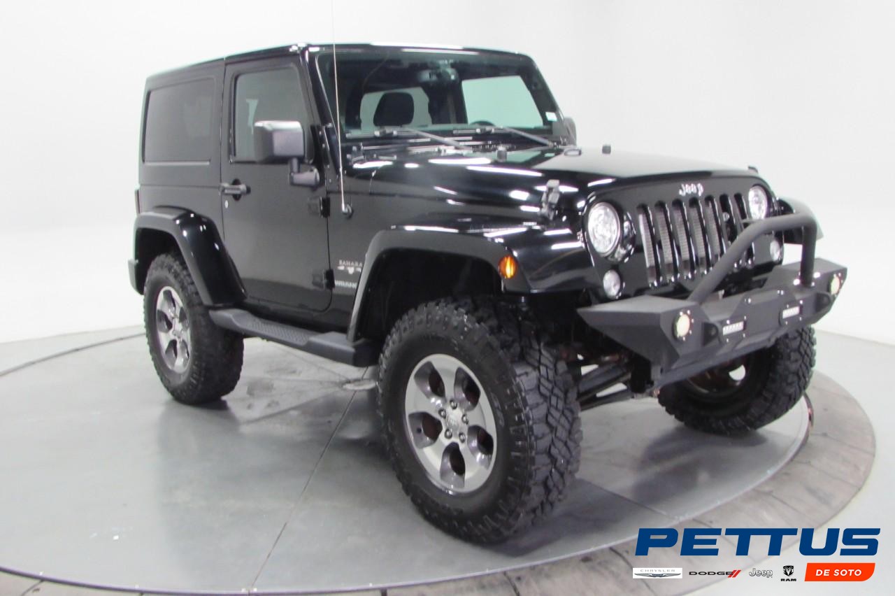 2017 Black Clearcoat Jeep Wrangler Sahara SUV