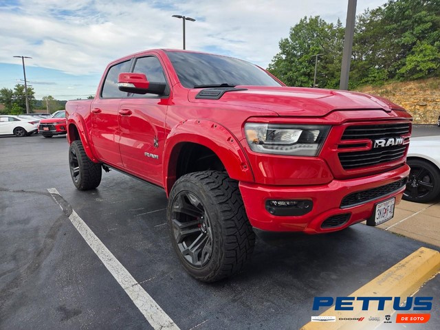 2021 Ram 1500 Big Horn/Lone Star black widow at Pettus Chrysler Dodge Jeep Ram De Soto in De Soto MO