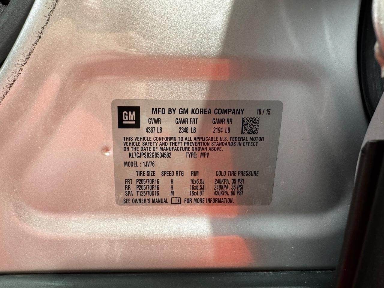 Chevrolet Trax Vehicle Full-screen Gallery Image 23