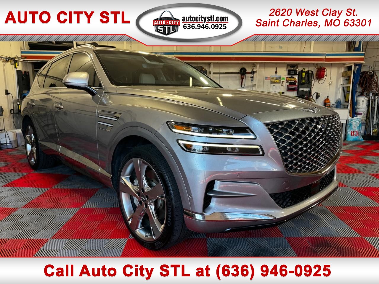 Savile Silver 2022 Genesis GV80 2.5T Advanced AWD SUV / Crossover Automatic