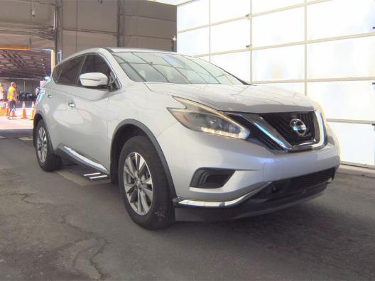 Brilliant Silver Metallic 2018 Nissan Murano S FWD SUV / Crossover Front-Wheel Drive Continuously Variable Transmission