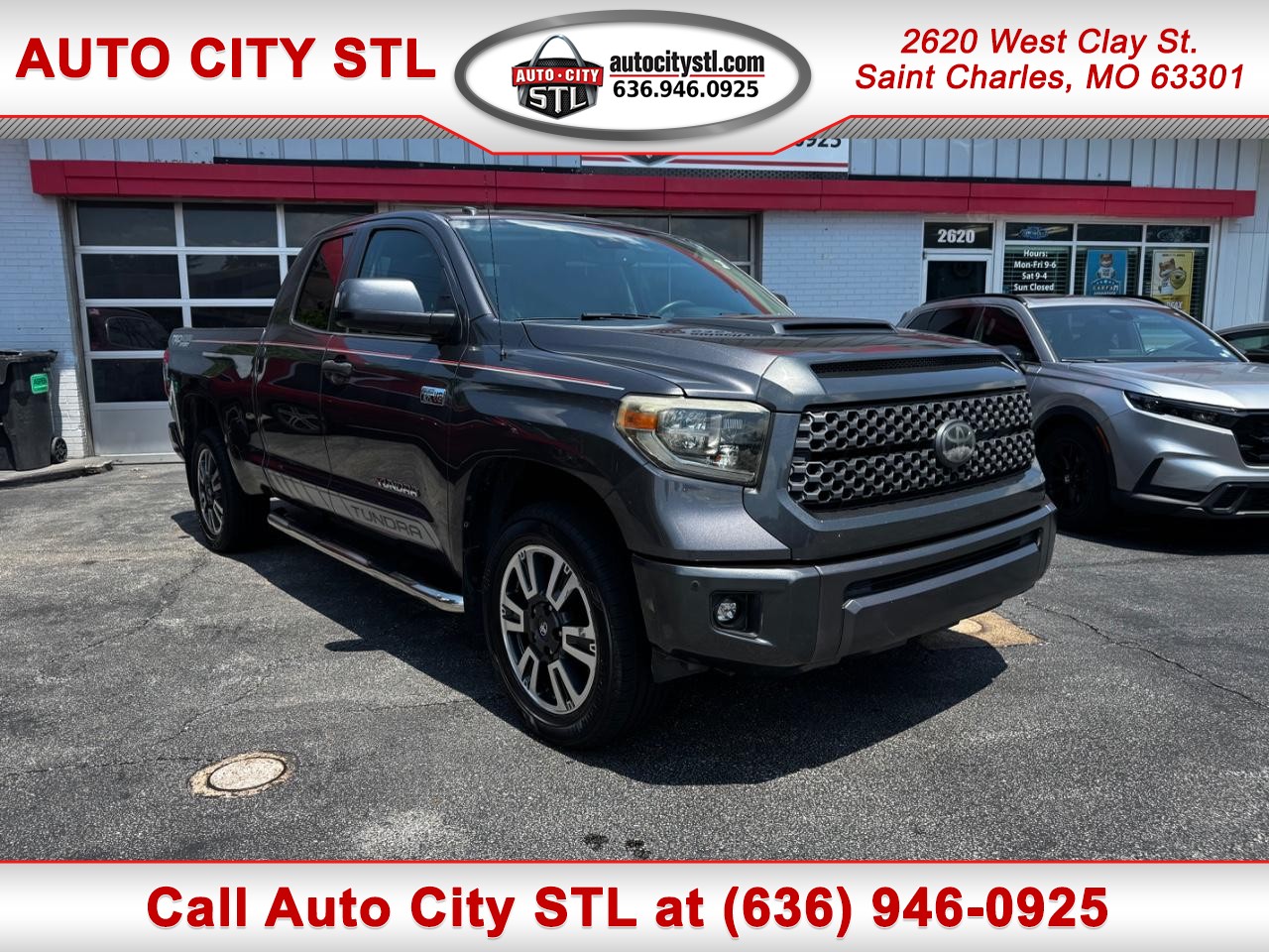 Magnetic Gray Metallic 2018 Toyota Tundra Pickup Truck Four-Wheel Drive Automatic