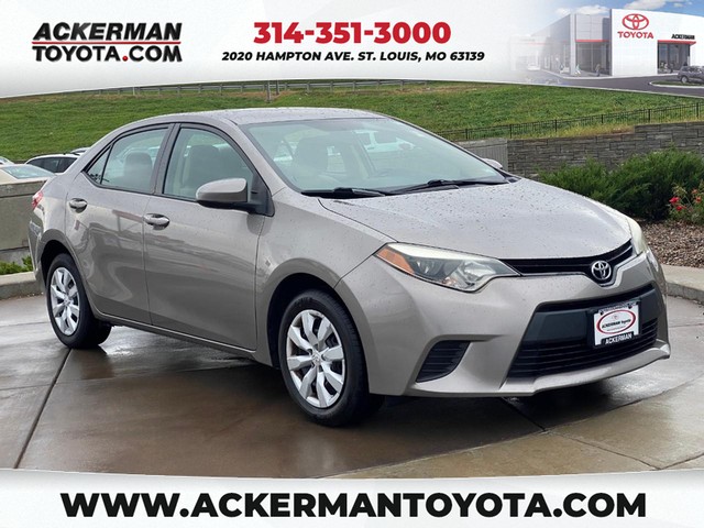 2014 Toyota Corolla LE at Ackerman Toyota in St. Louis MO