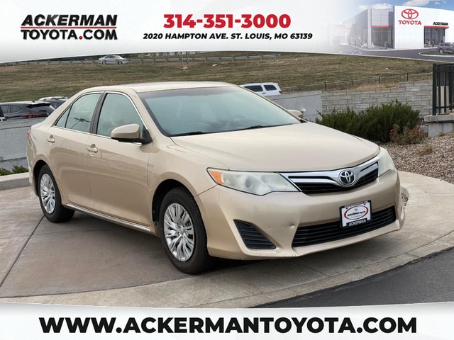 2012 Toyota Camry LE at Ackerman Toyota in St. Louis MO