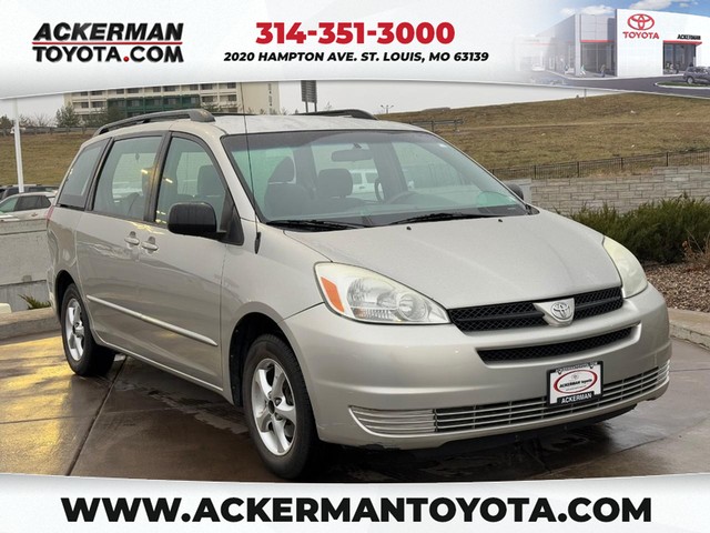 2004 Toyota Sienna LE at Ackerman Toyota in St. Louis MO