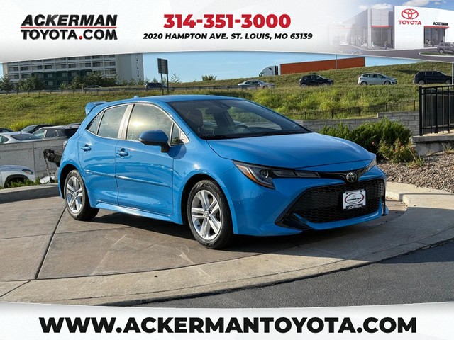 2019 Toyota Corolla Hatchback SE at Ackerman Toyota in St. Louis MO