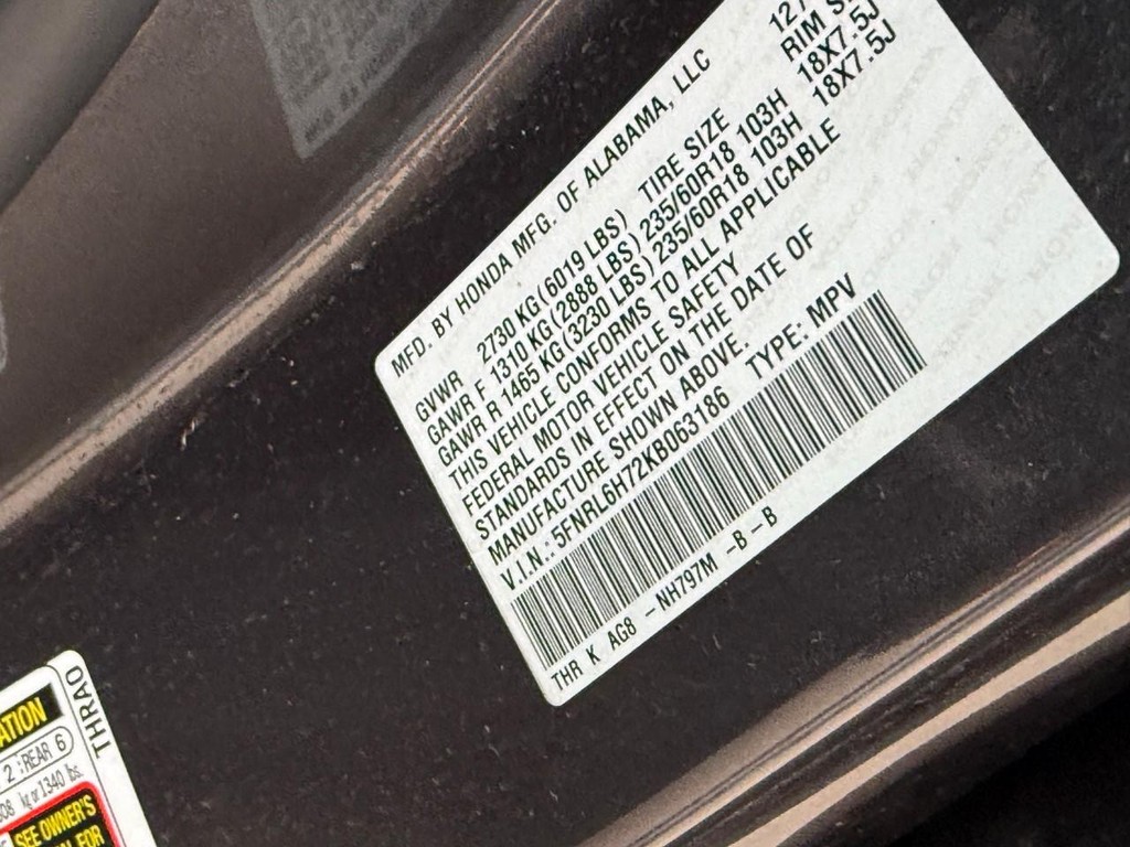 Honda Odyssey Vehicle Full-screen Gallery Image 23