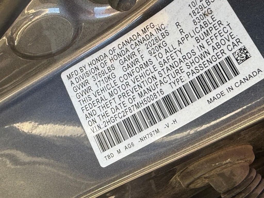 Honda Civic Sedan Vehicle Full-screen Gallery Image 25