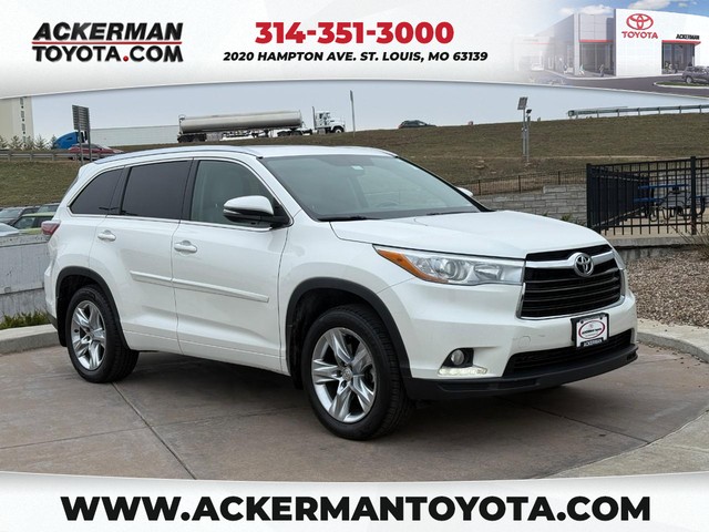 St. Louis MO 2015 Toyota Highlander more details - toyota highlander