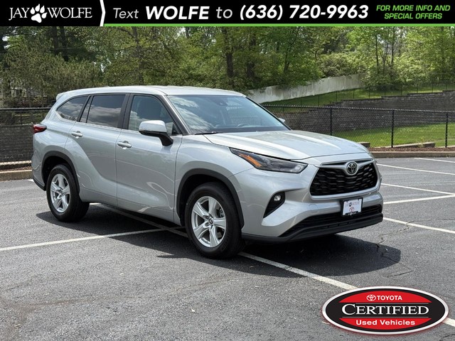 2023 Toyota Highlander LE at Jay Wolfe Toyota of West County in Ballwin MO