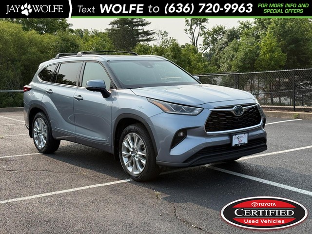 2023 Toyota Highlander Hybrid Limited at Jay Wolfe Toyota of West County in Ballwin MO