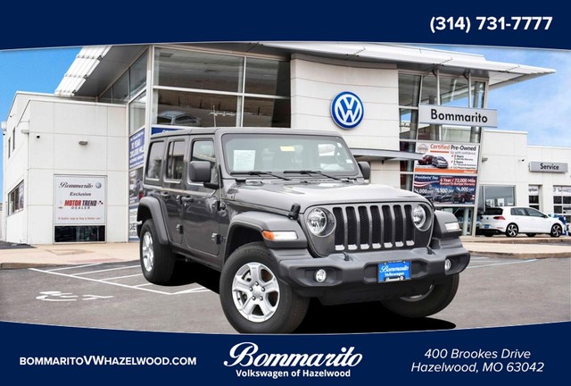 2022 Jeep Wrangler Unlimited Sport S at Bommarito VW in Hazelwood MO