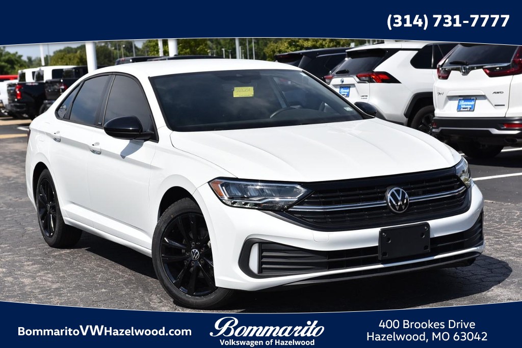 Pure White 2023 Volkswagen Jetta Sedan Front-Wheel Drive Automatic