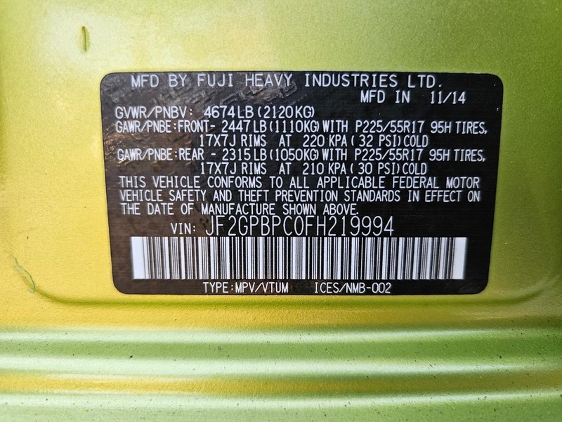 Subaru XV Crosstrek Hybrid Vehicle Full-screen Gallery Image 39