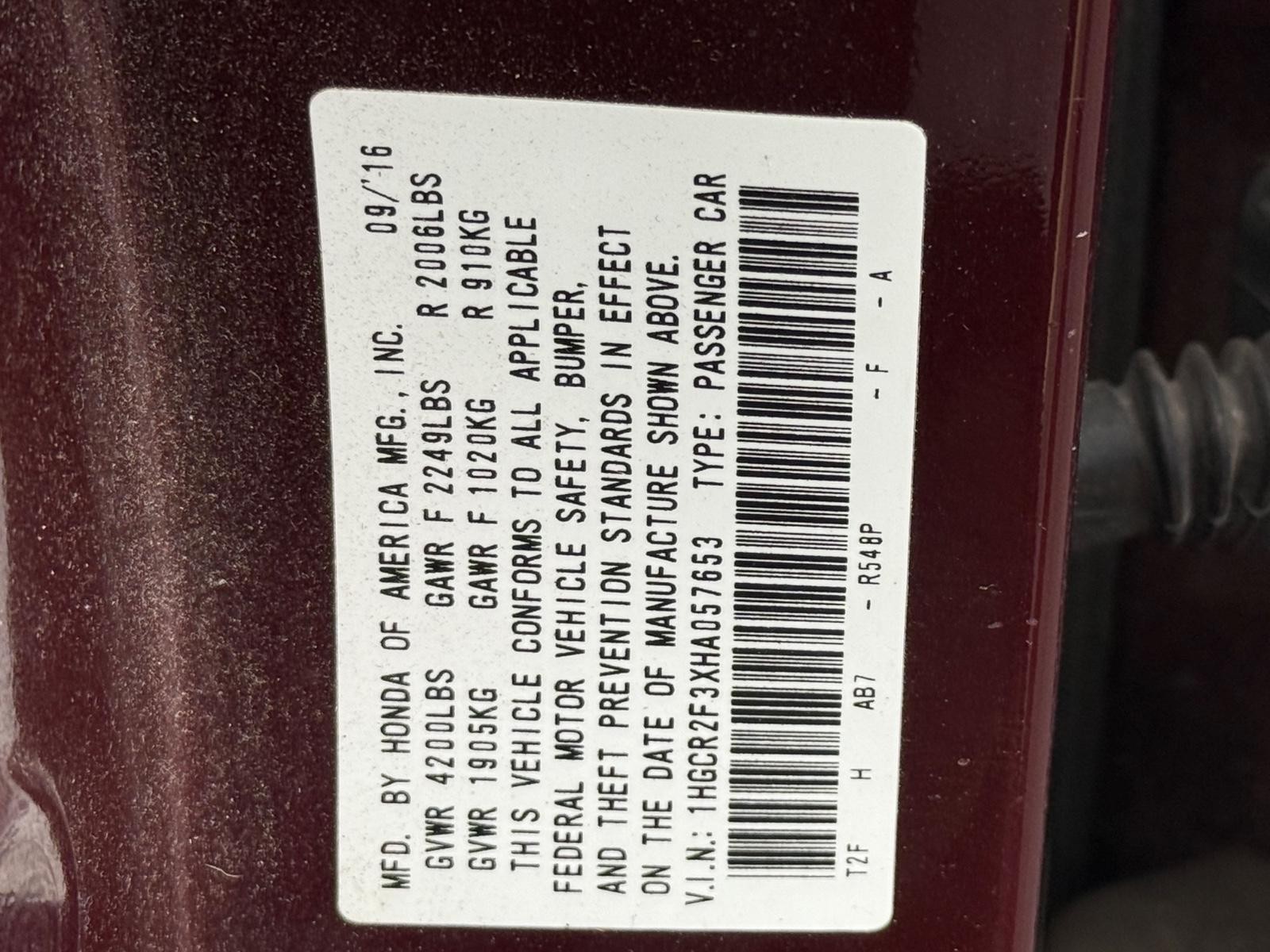 Honda Accord Sedan Vehicle Image 22