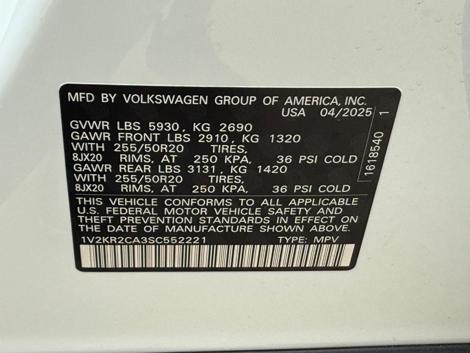 Volkswagen Atlas Vehicle Image 17