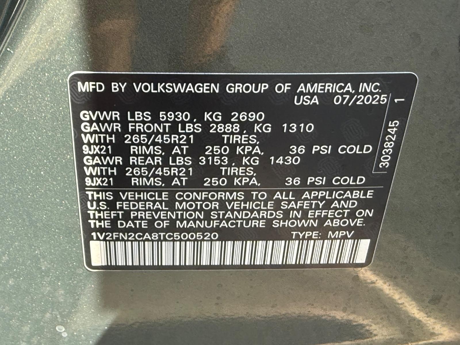 Volkswagen Atlas Vehicle Image 17