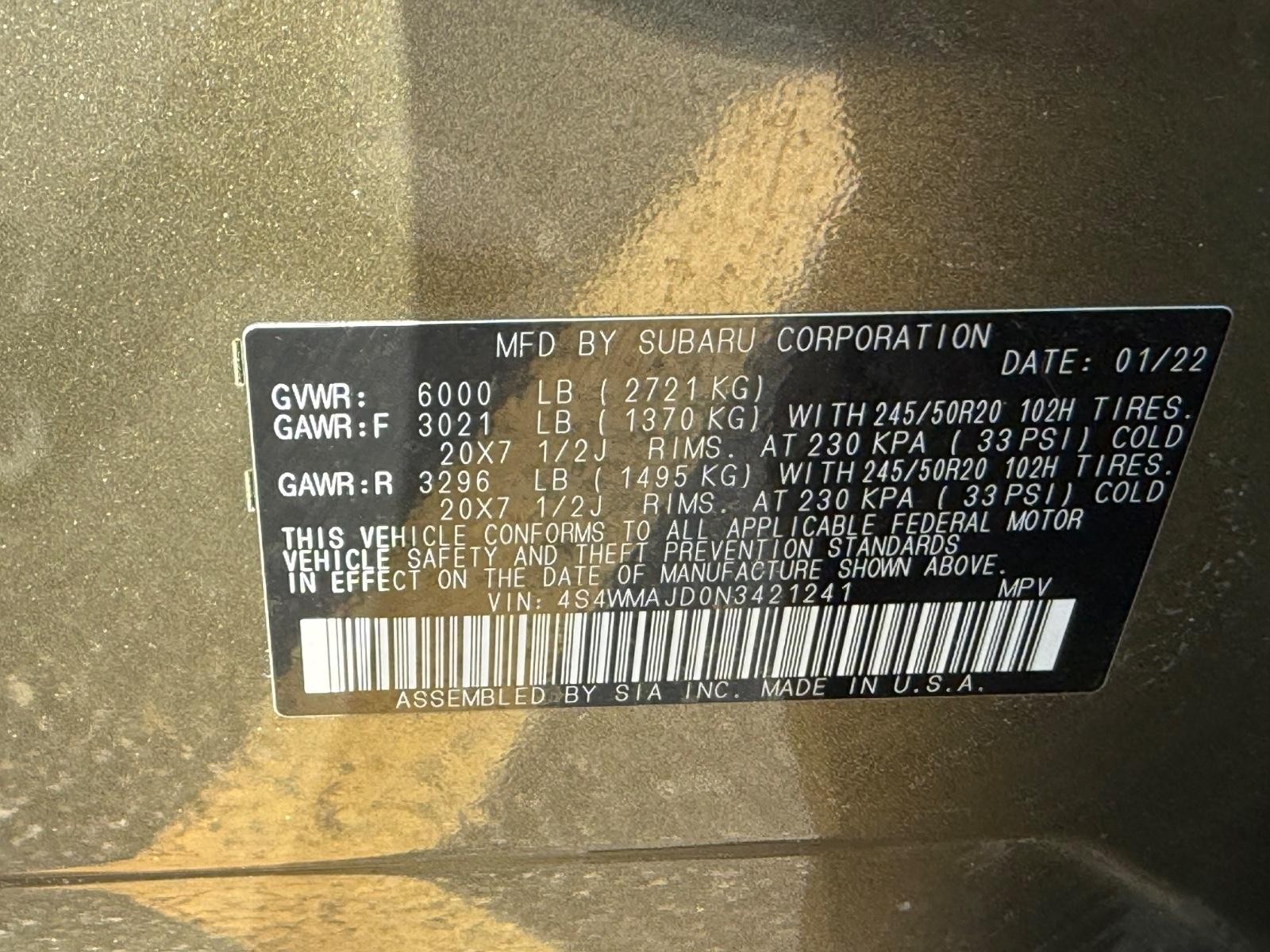 Subaru Ascent Vehicle Image 23