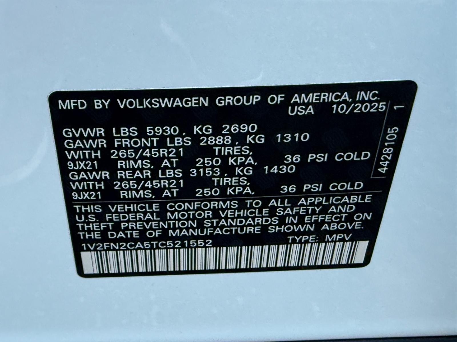 Volkswagen Atlas Vehicle Image 17